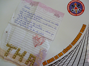 Carta de agradecimento de uma aluna a visita ao Corpo de Bombeiros Carta de agradecimento de uma aluna a visita ao Corpo de Bombeiros