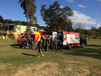 Arcanjo transportou vítima de TCE de Curvelo para o HPS