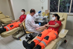 Bombeiros de Governador Valadares se mobilizam em campanha para doação de sangue