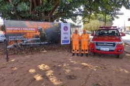 Bombeiros lançam campanha preventiva em Araguari com apoio de outros órgãos