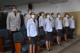 Formatura de novos oficias de saúde é realizada na Academia de Bombeiros Militar