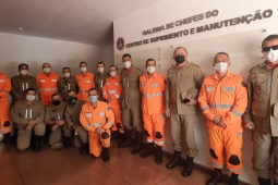 CBMMG recebe comitiva do Corpo de Bombeiros da Paraíba