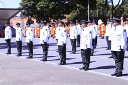 Corpo de Bombeiros celebra a formação de 20 oficiais pelo CHO