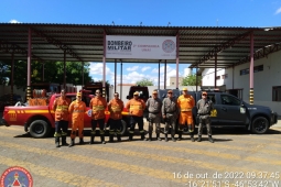 12ºBBM realiza Operação de Combate a Incêndio Florestal no Parque Nacional Grande Sertão Veredas em Chapada Gaúcha