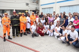 6º BBM realiza simulado de evacuação em hospital de Governador Valadares