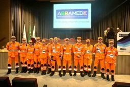 Bombeiros participam de congresso mineiro de medicina de emergência