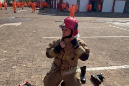 Bombeiros de Patos de Minas competem no Dia Nacional de Bombeiro