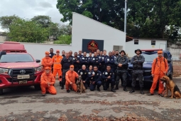 CBMMG realiza palestra sobre o trabalho de busca e salvamento com cães