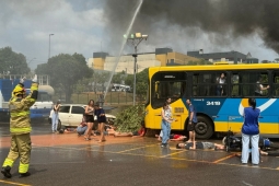 Simulado com múltiplas vítimas mobiliza CBMMG e diversos órgãos em treinamento de resposta a acidentes em Muriaé