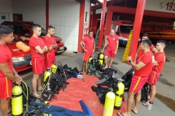 2º Credenciamento de Mergulho do 7º Pelotão de Bombeiros Militar de Frutal  