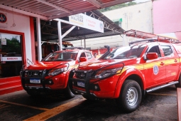 3ª Companhia de Bombeiros em Sabará recebe novas viaturas