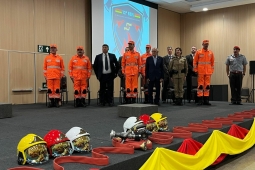 Passagem de comando do 12º Batalhão do Corpo de Bombeiros Militar de Minas Gerais