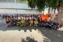 Bombeiros de Janaúba realizam simulado de acidente de transito em continuidade às ações da campanha “Maio Amarelo”
