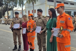 Corpo de Bombeiros Militar é homenageado em solenidade de 55 aos da AFAS