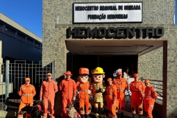 Bombeiros de Uberaba promovem campanha de doação de sangue