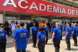CBMMG realiza formatura do Curso de Formação de Instrutores de Brigadistas 2025/2 na Academia de Bombeiros Militar