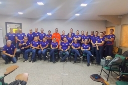 Oficiais do CBMMG ministram aulas no Curso de Proteção e Defesa Civil (CPDEC) do Corpo de Bombeiros Militar do Amapá (CBMAP)