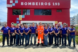 Oficiais do CBMMG ministram aulas no Curso de Proteção e Defesa Civil (CPDEC) do Corpo de Bombeiros Militar do Amapá (CBMAP)