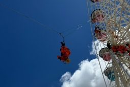 Bombeiros aprimoram técnicas de salvamento em altura no Parque Guanabara