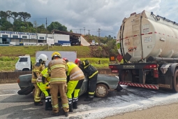 Simulado na BR-040 mobiliza equipes de emergência e reforça preparo para grandes acidentes