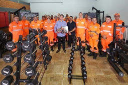 5º BBM recebe equipamentos para aprimorar preparo físico da tropa