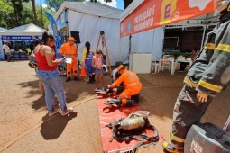 CBMMG promove ações educativas e demonstrações em Uberlândia