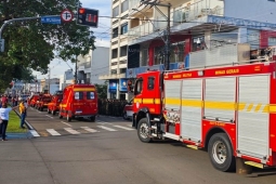 Bombeiros participam de  comemoração dos 184 anos de Patrocínio
