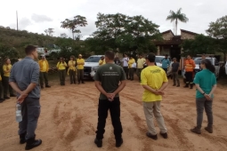 Corpo de Bombeiros Militar participa do Intercâmbio de Manejo Integrado do Fogo