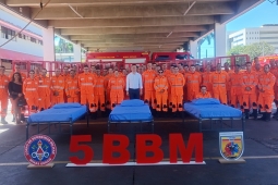 Entrega de novos armários e camas fortalece estrutura do 5º BBM