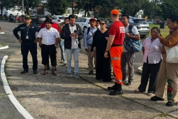Delegação do Equador visita CBMMG para conhecer atuação em Brumadinho