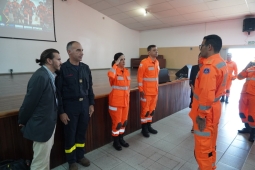 Processo de certificação internacional da equipe brasileira para atendimento a desastres avança com agenda técnica em Minas Gerais