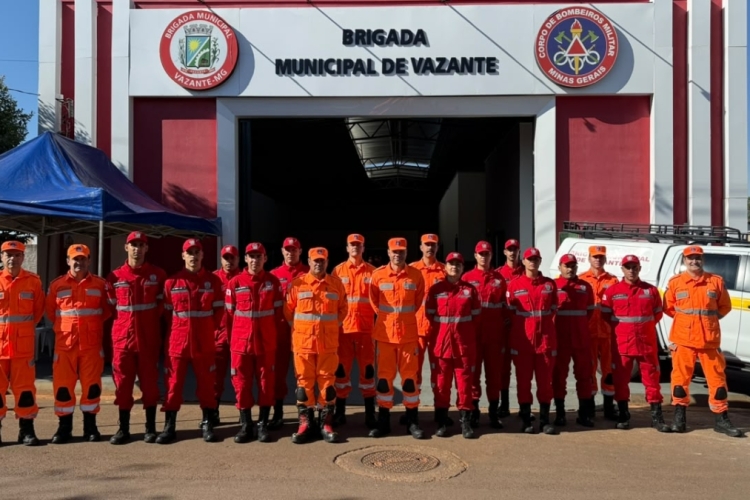 Corpo de Bombeiros Militar inaugura Brigada Municipal de Vazante
